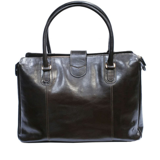 Сумка шкіряна Italico 9715 коричневий