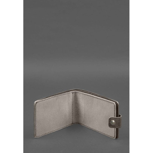 Шкіряна обкладинка-портмоне для посвідчення учасника бойових дій (УБД) Темно-бедовая