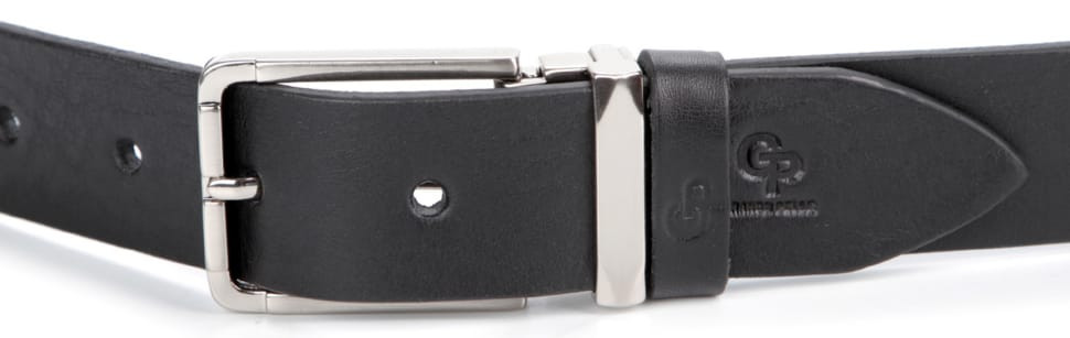 Chic men's leather belt for trousers GRANDE PELLE 00862
