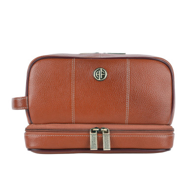 Hammonds Flycatcher TC4003 Tan Leather Toiletry Bag