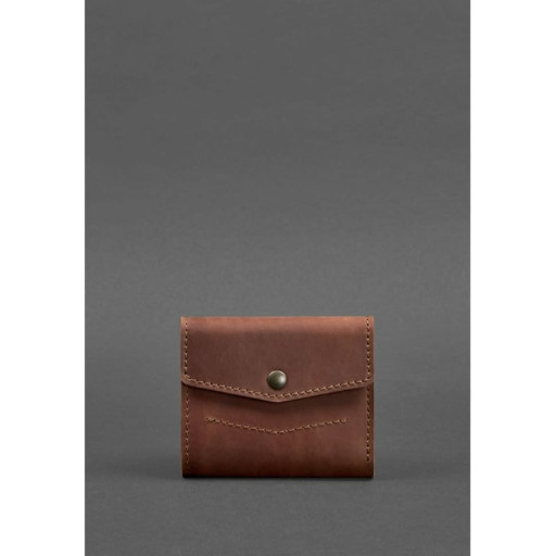 Шкіряний гаманець 2.1 світло-коричневий Crazy Horse