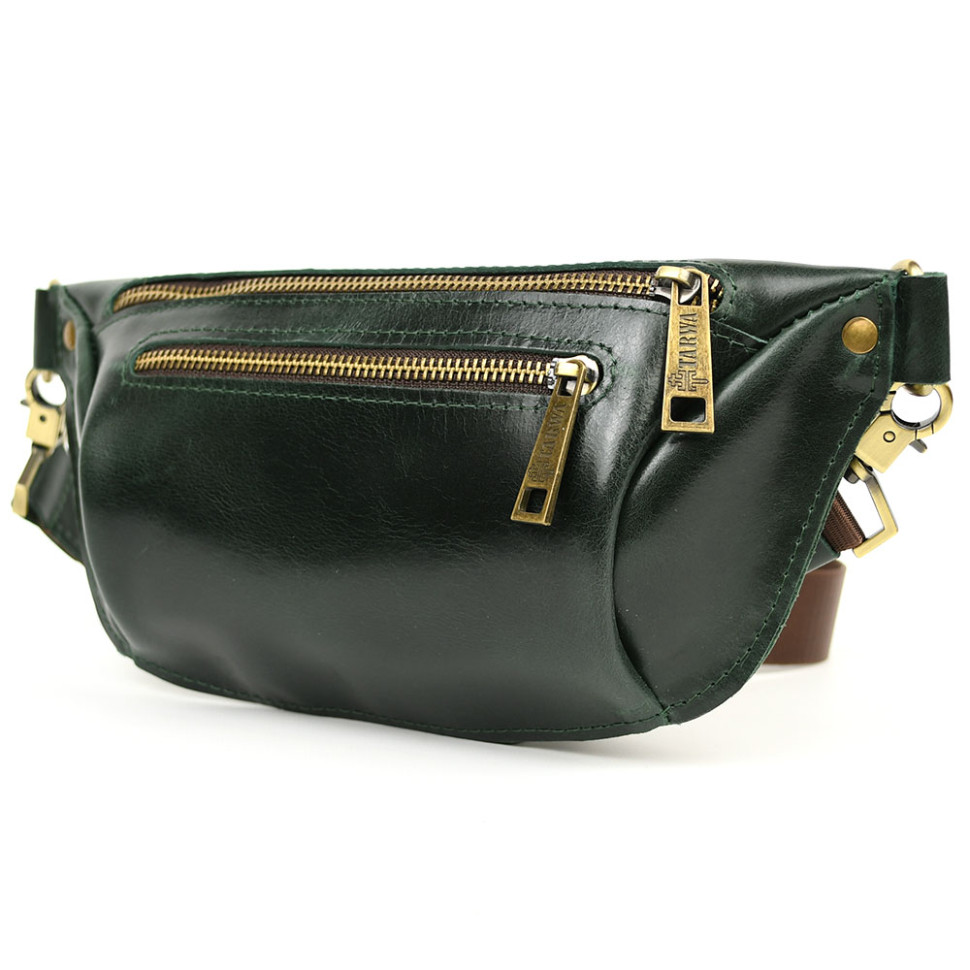TARWA GE-3104-2lx green Alcor waist bag, size S