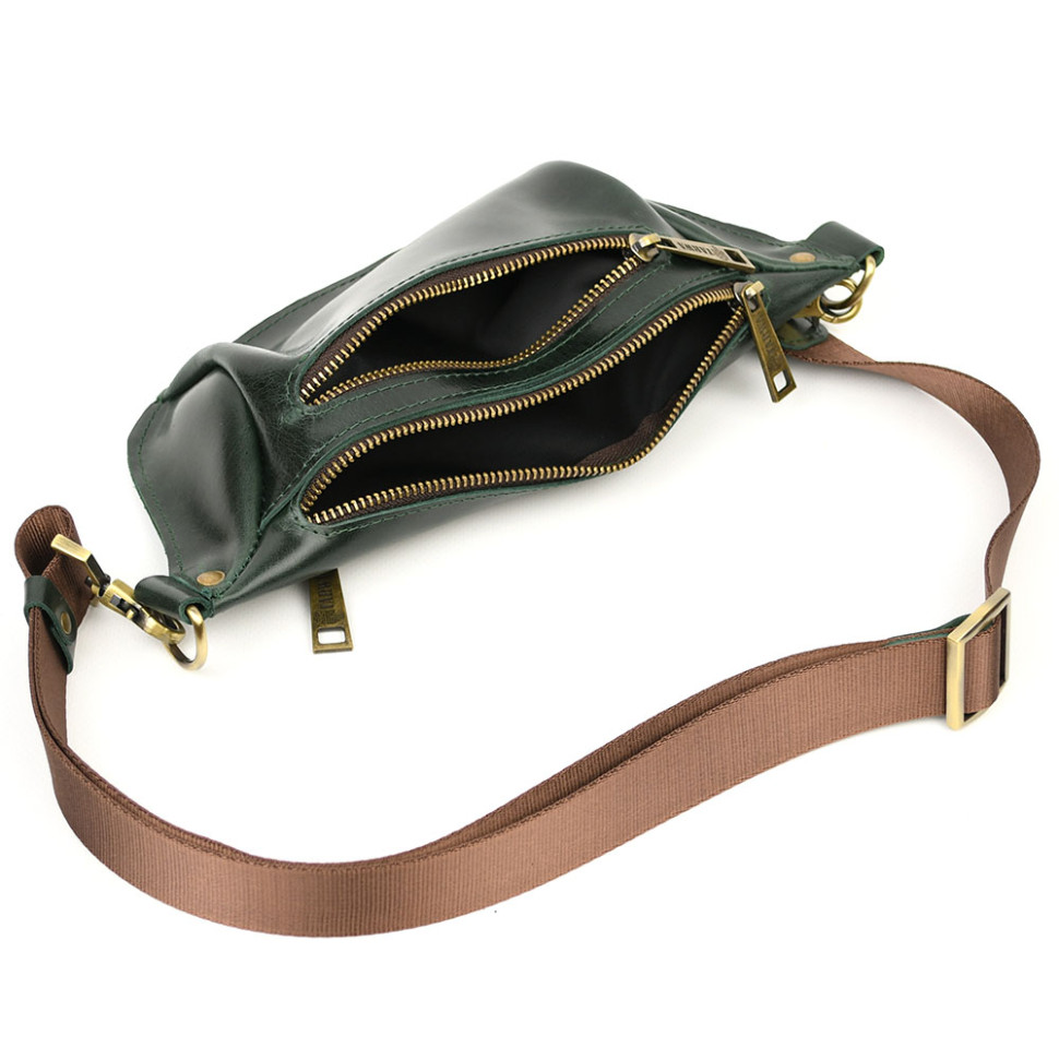 TARWA GE-3104-2lx green Alcor waist bag, size S