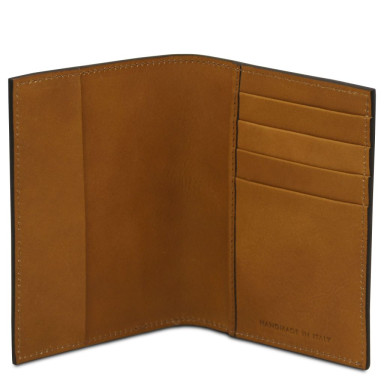 Leather passport cover