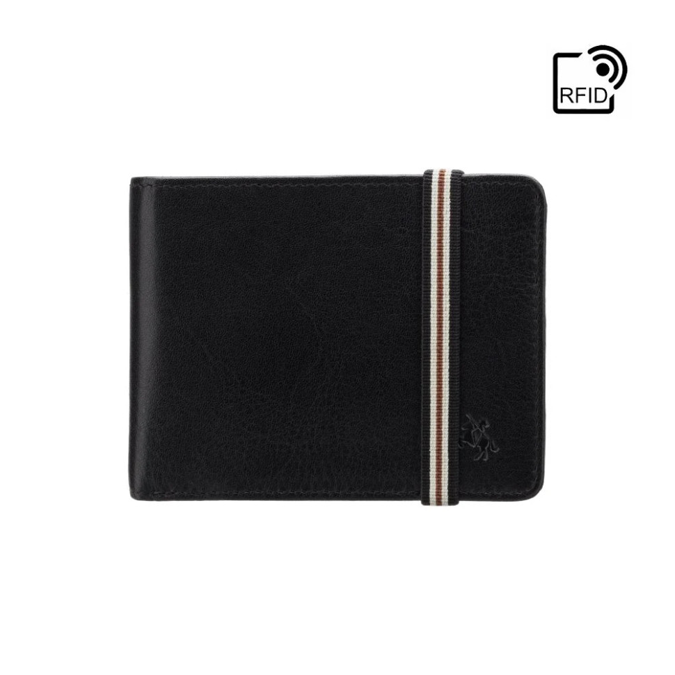 Портмоне мужское Visconti BN3 Segesta (Black)