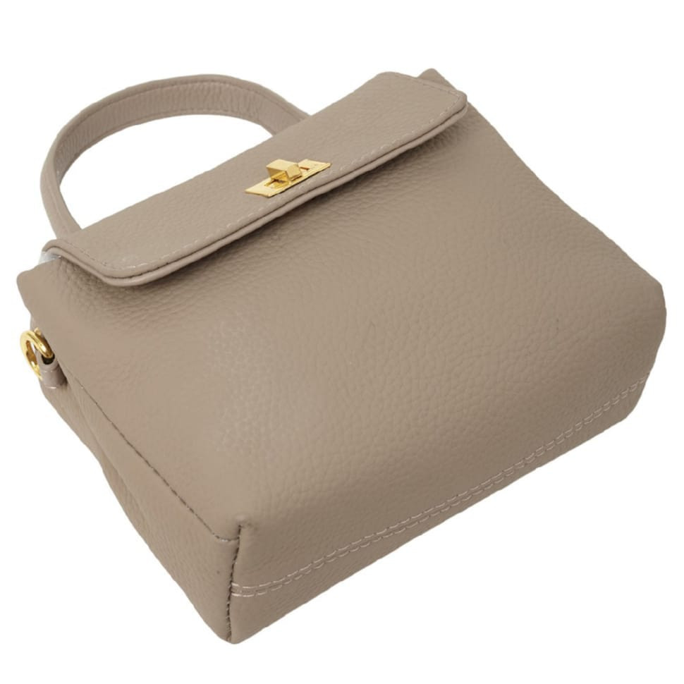 Сумка жіноча з натуральної шкіри MB90098taupe