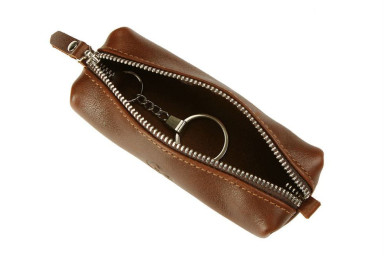Key holder gloss, cognac Grande Pelle 40262312 