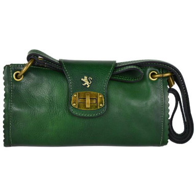 Pratesi BEM336 - Woman Bag Pontremoli в шкіряній шкірі Bruce Emerald