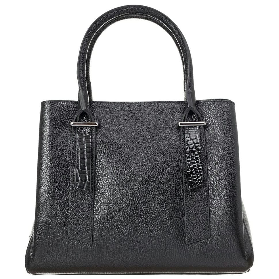 Сумка жіноча шкіряна Desisan 592-011 чорний флотар