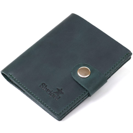 Універсальний гаманець-клатч на одне відділення із натуральної шкіри ST Leather 22559 Чорний