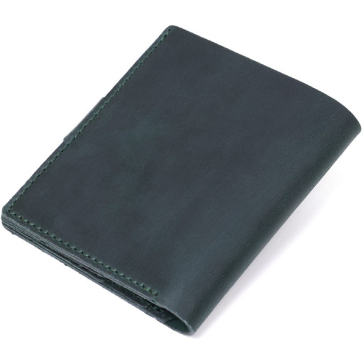 Універсальний гаманець-клатч на одне відділення із натуральної шкіри ST Leather 22559 Чорний