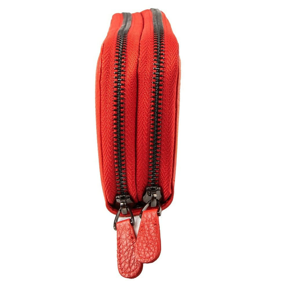 Гаманець жіночий шкіряний Desisan 071-4 червоний флотар