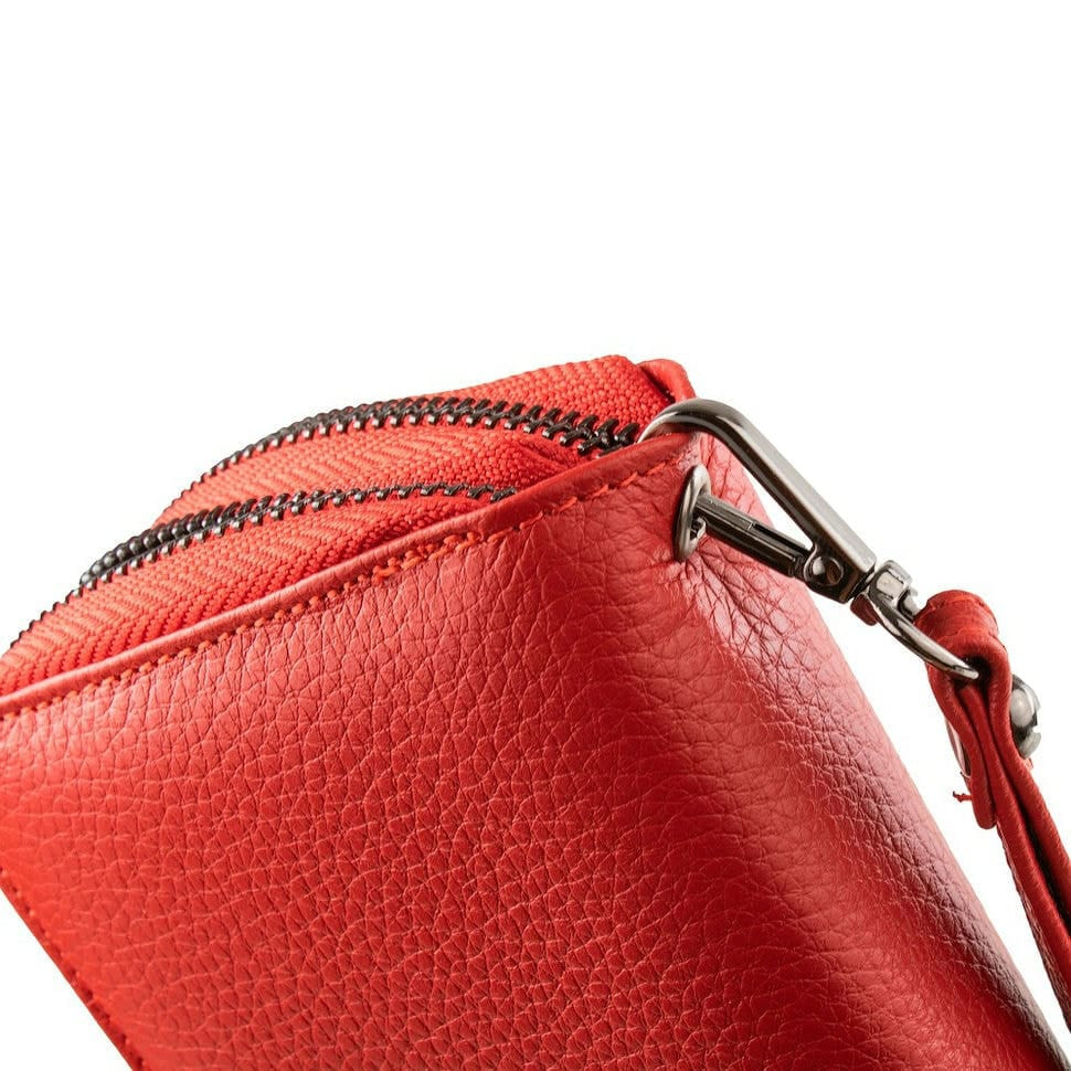 Гаманець жіночий шкіряний Desisan 071-4 червоний флотар