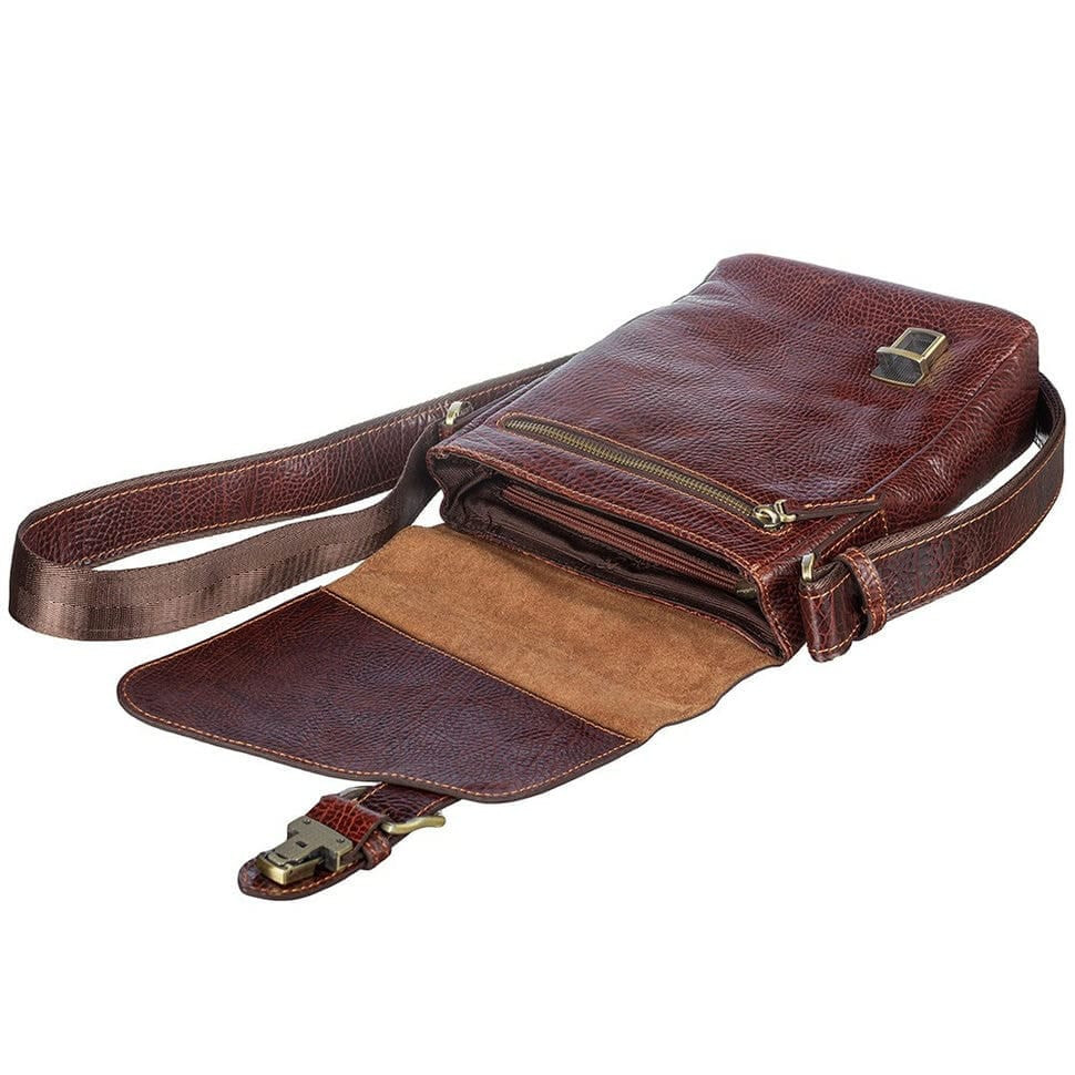 Барсетка м'яка шкіряна Tony Bellucci 5164-896 рудий флотар