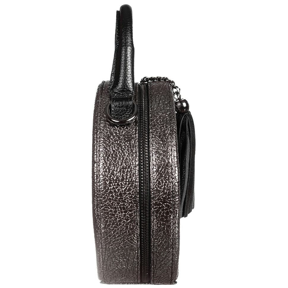 Сумка жіноча шкіряна Desisan 578-669 срібло