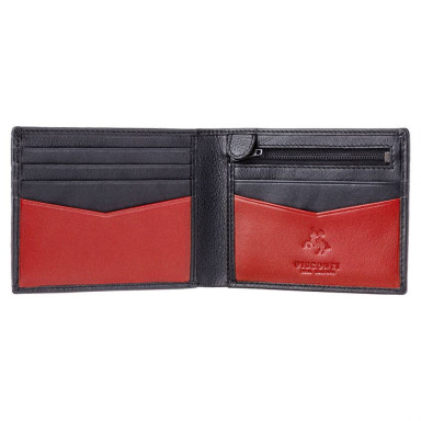 Гаманець чоловічий Visconti VSL20 Sword c RFID (Black Red)
