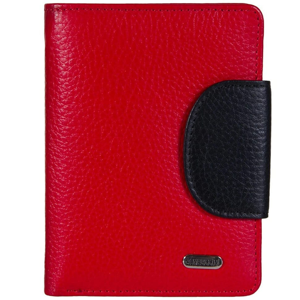 Гаманець жіночий шкіряний CANPEL 967-172 PL червоно-синій флотар