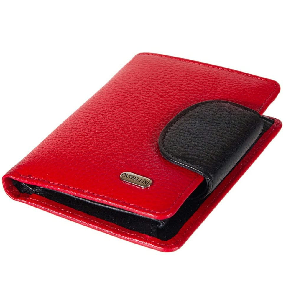 Гаманець жіночий шкіряний CANPEL 967-172 PL червоно-синій флотар