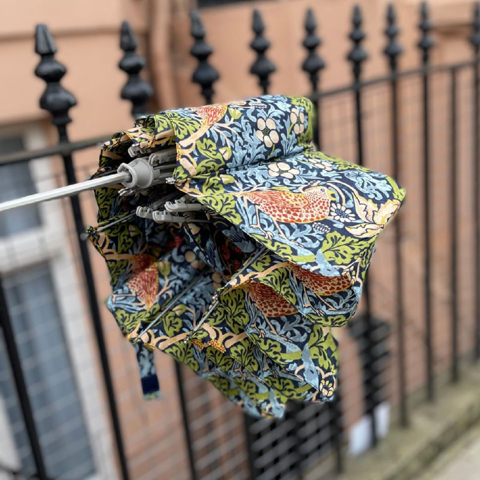 Парасолька жіноча Fulton L907-040669 Minilite-2 UV Strawberry Thief (Полуничний злодій)