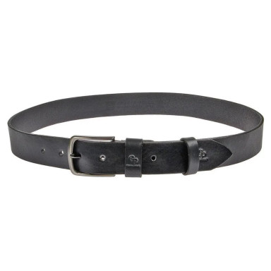 Leather belt Vite GP Grande Pelle black 40 mm unisex 430012300