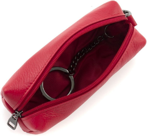 Шкіряна ключниця кишенькова Marco Coverna W005 Red