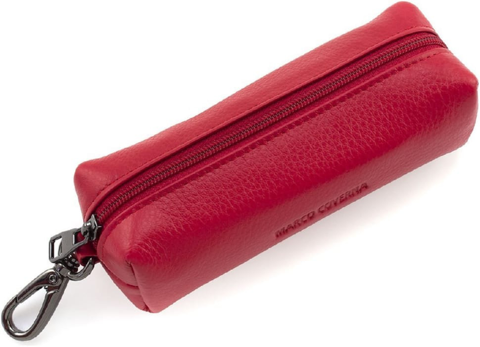 Шкіряна ключниця кишенькова Marco Coverna W005 Red