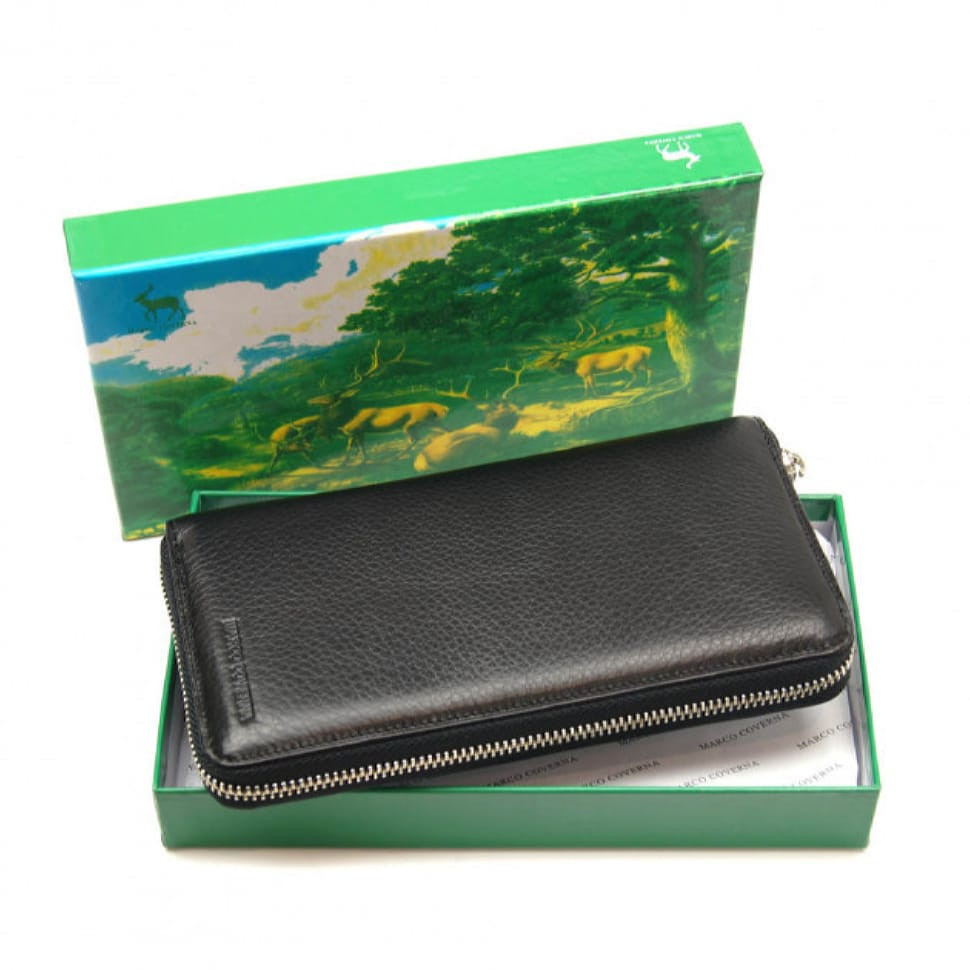 Men's clutch wallet made of grained leather Marco Coverna MC-802-1