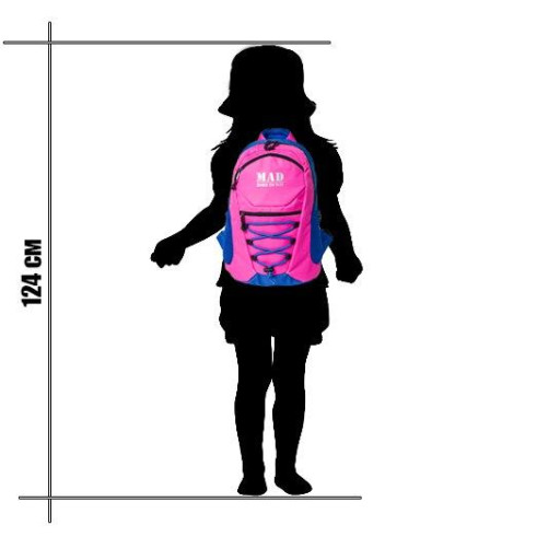 Рюкзак ACTIVE Kids рожевий MAD | born to win™