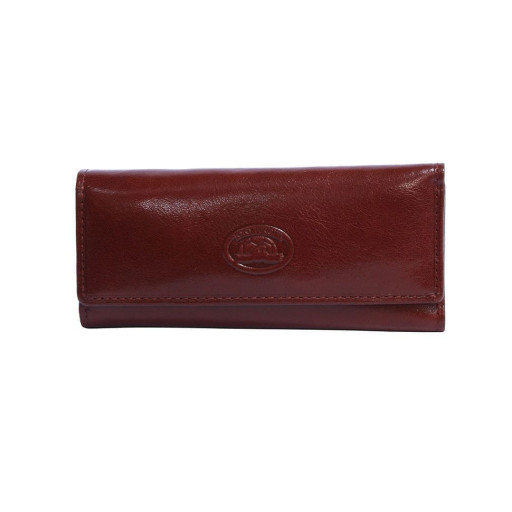 Ключниця шкіряна Italico 344 rosso червоний