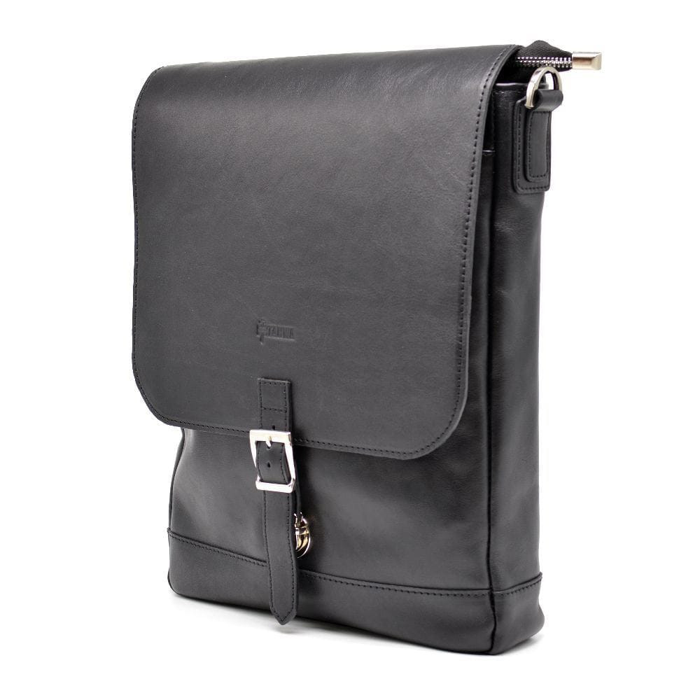 Вертикальна чоловіча шкіряна сумка через плече GA-1808-4lx бренду Tarwa