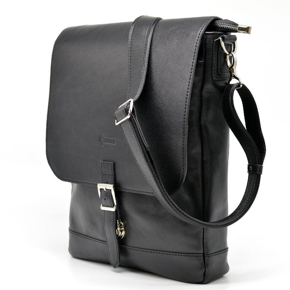 Вертикальна чоловіча шкіряна сумка через плече GA-1808-4lx бренду Tarwa