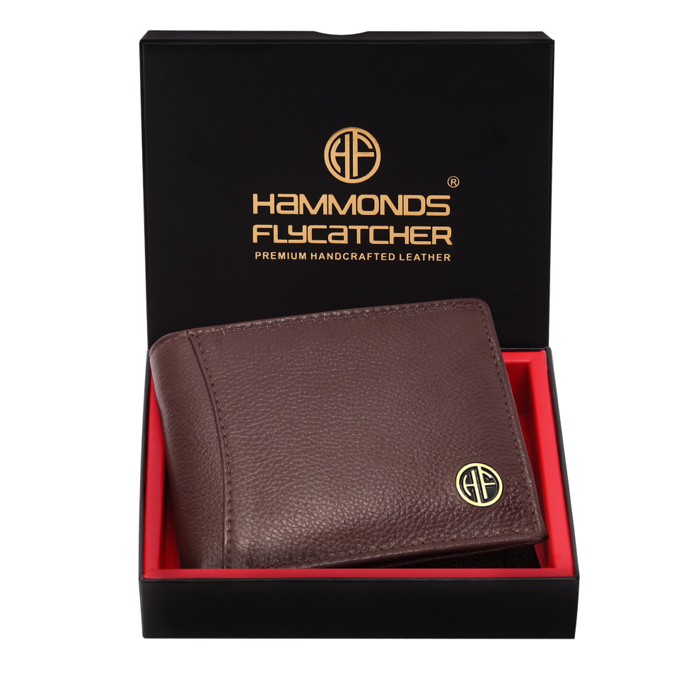 Hammonds Flycatcher HF592 Redwood Brown Leather Men's Wallet