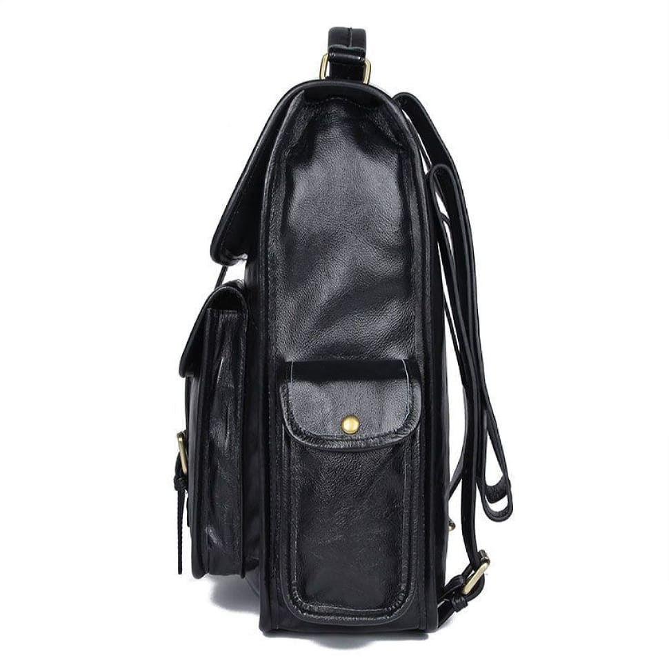 Шкіряний рюкзак на кожен день JD7283A бренд John McDee