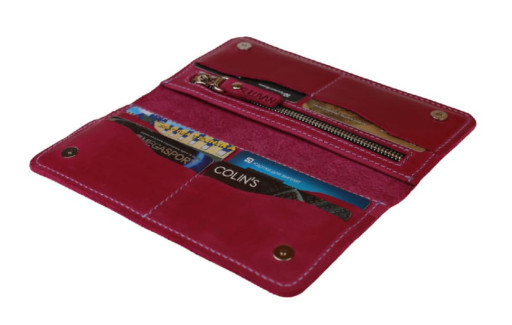 Гаманець жіночий шкіряний великий SULLIVAN 80274(10) фуксія