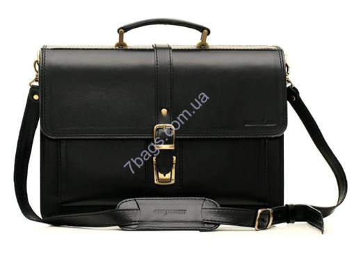 Ефектний шкіряний портфель для ділових чоловіків