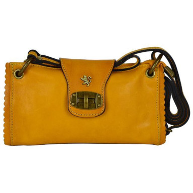 Pratesi BSE336 - Woman Bag Pontremoli in cow leather Bruce Mustard