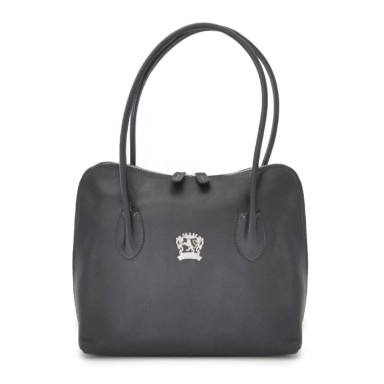 Pratesi BNE463 - Shoulder Bag Talla in cow leather Bruce Black