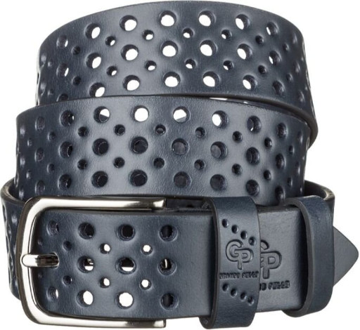 Жіночий замшевий ремінь Vintage 20755 Сірий