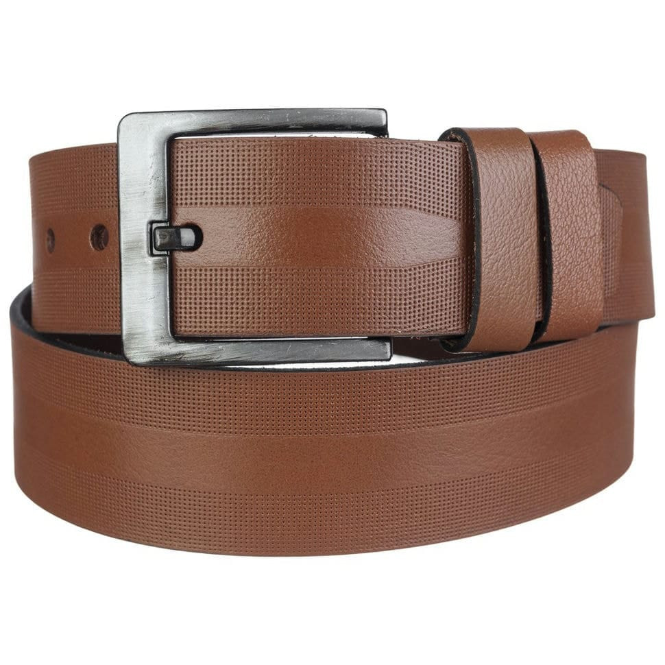 Ремінь шкіряний YSK джинсовий 5 см 3041-4 рудий