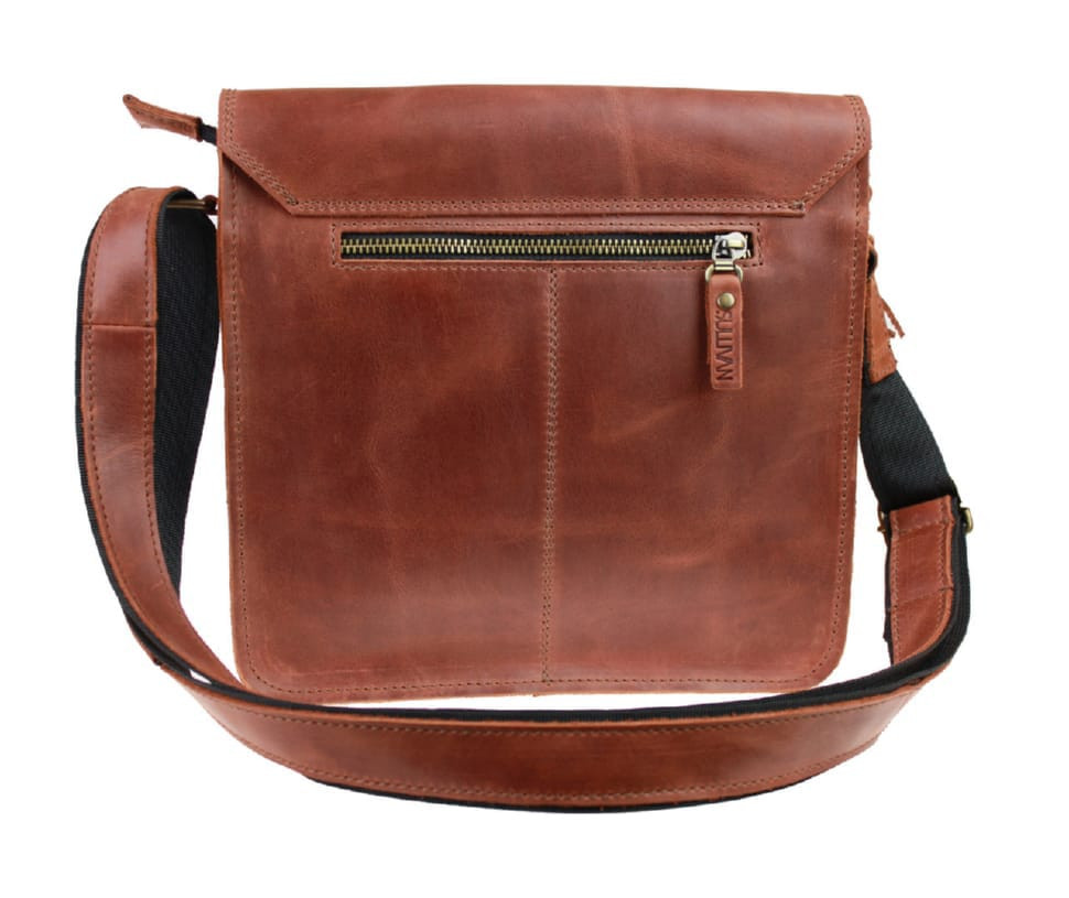 Сумка шкіряна клатч з натуральної шкіри SULLIVAN 2635(32) світло-коричнева