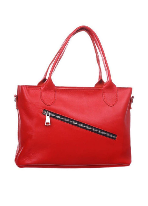 Жіноча шкіряна сумка Лі Dekey, колір - Червоний 019к