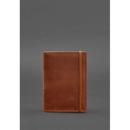 Leather cover for passport 2.0 light brown Crazy Horse