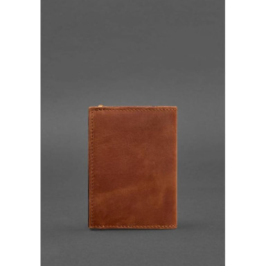 Leather cover for passport 2.0 light brown Crazy Horse