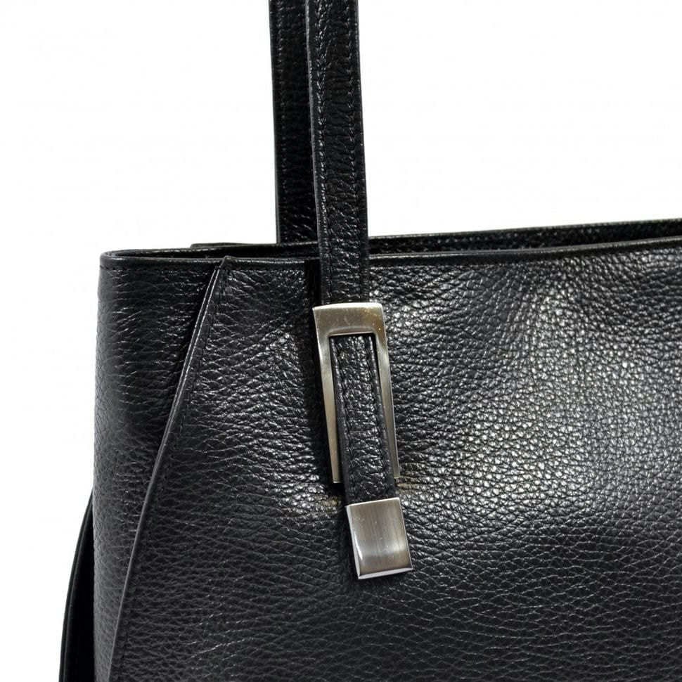 Сумка жіноча шкіряна Desisan 2937-011 чорний флотар