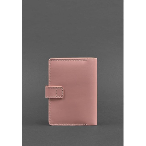 Шкіряна обкладинка для паспорта 3.0 рожева