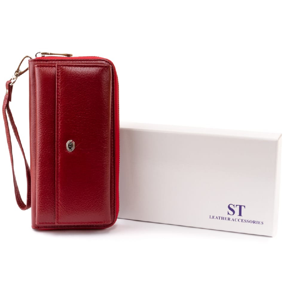 Кошелек кожаный женский ST Leather 19293 Бордовый
