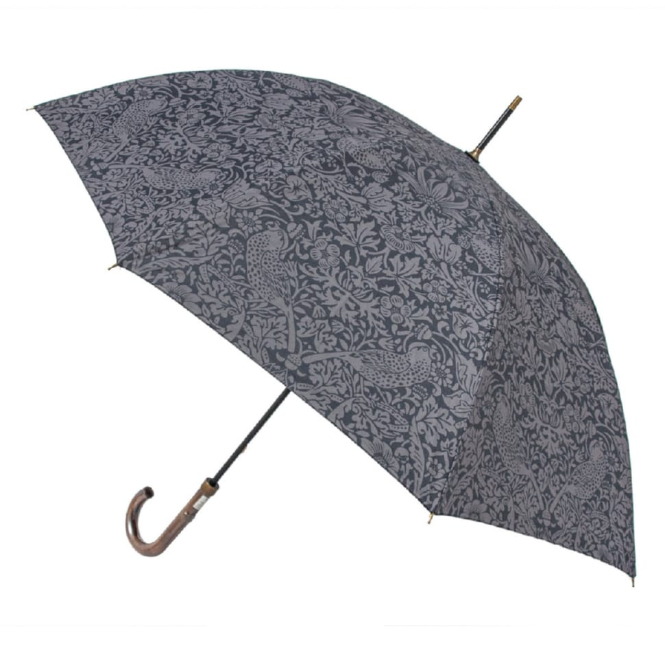 Зонт-трость женский Fulton L936-040706 Morris & Co Hampstead UV Strawberry Thief Graphite