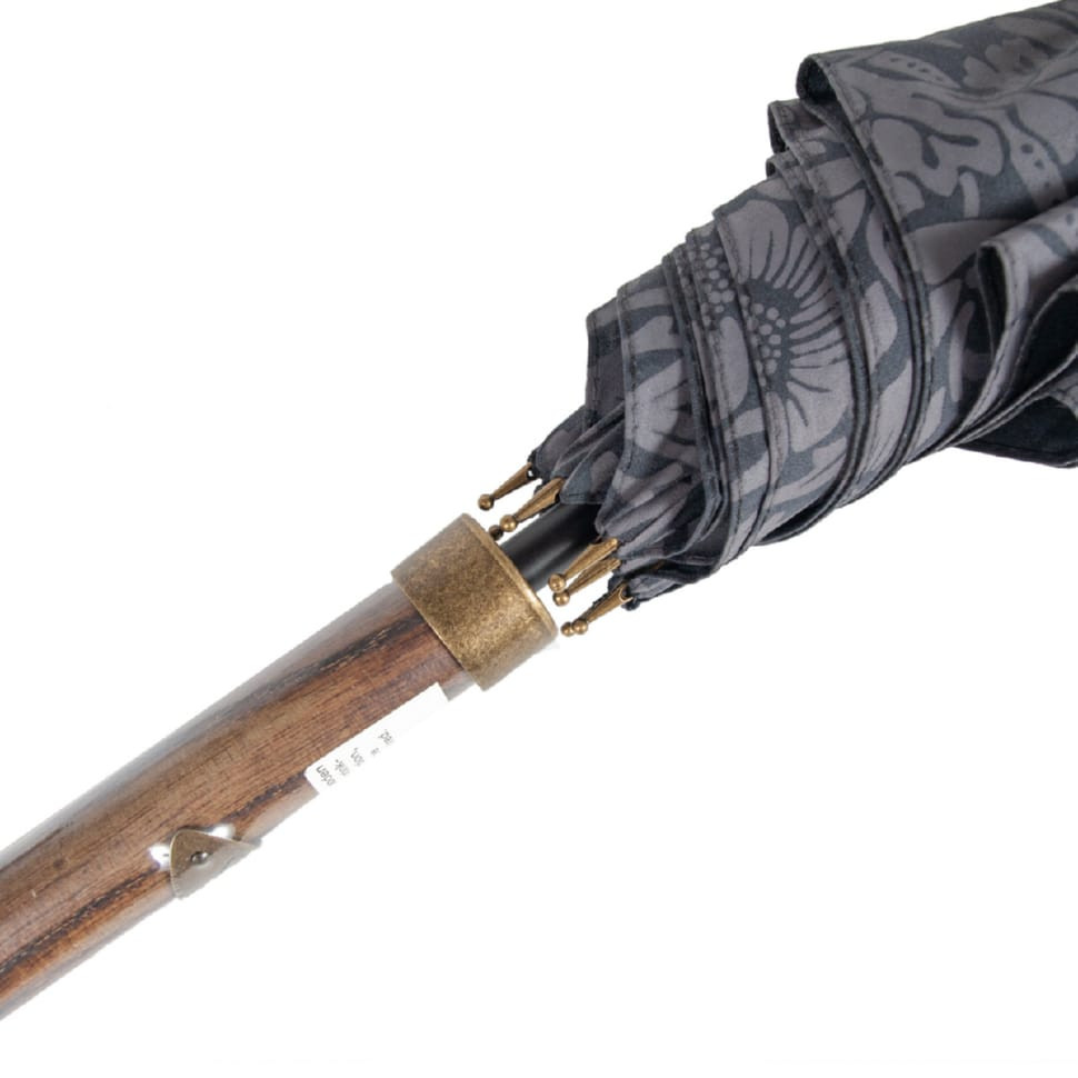 Зонт-трость женский Fulton L936-040706 Morris & Co Hampstead UV Strawberry Thief Graphite