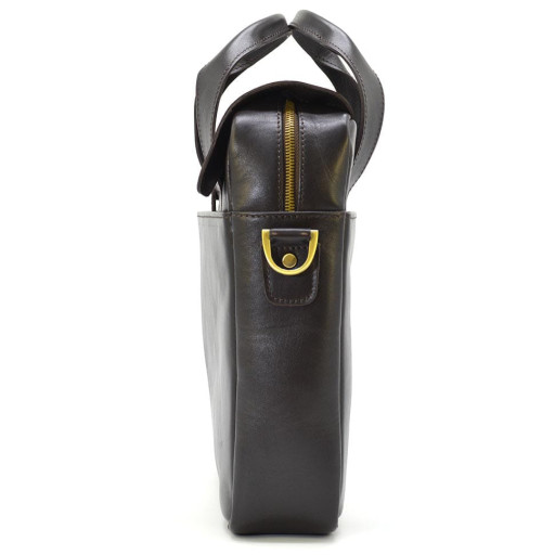 Шкіряна сумка-портфель для ноутбука GC-1812-4lx від TARWA коричнева