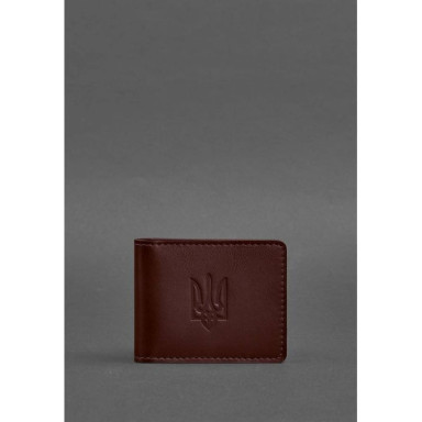Leather cover for ID with the Borov coat of arms